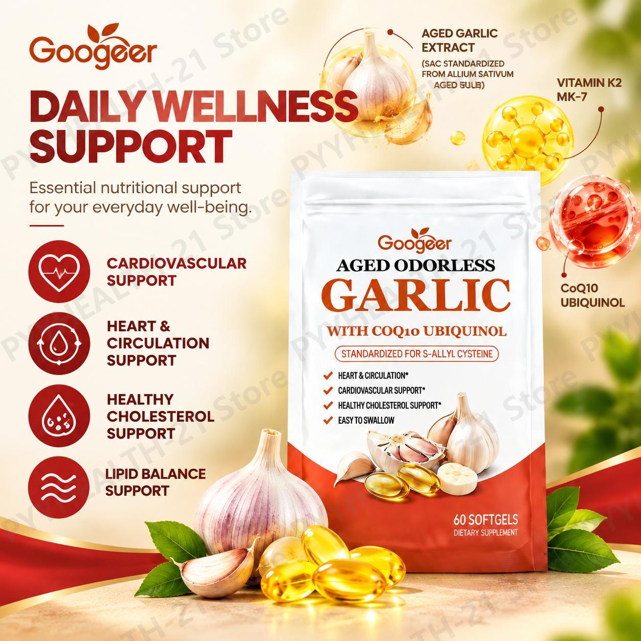 Suplemen Bawang Putih Bebas Ba - Coq10 Ubiquinol Softgel ulasan dan harga