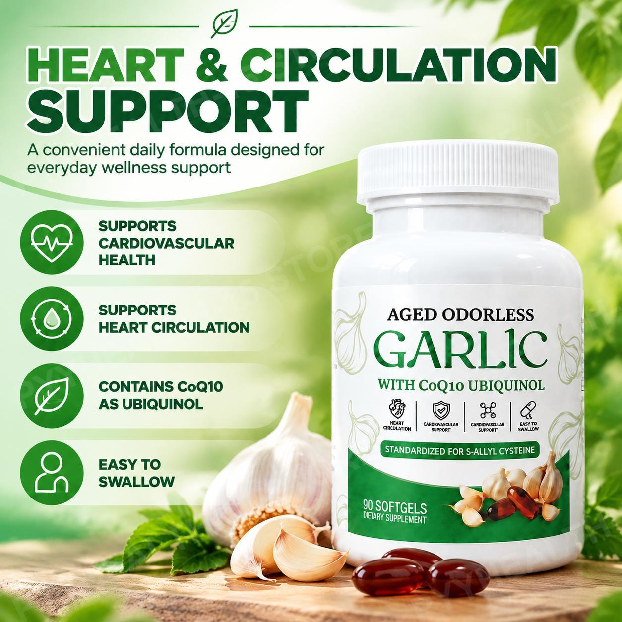 Suplemen Bawang Putih Bebas Ba - Coq10 Ubiquinol Softgel ulasan dan harga