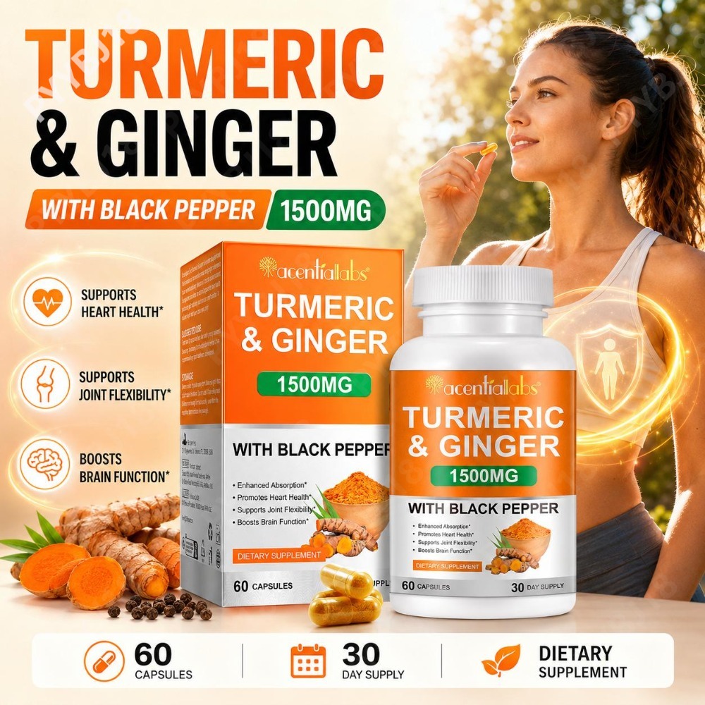 Kapsul Kunyit & Jahe dengan La - Turmeric Curcumin Capsule ulasan dan harga