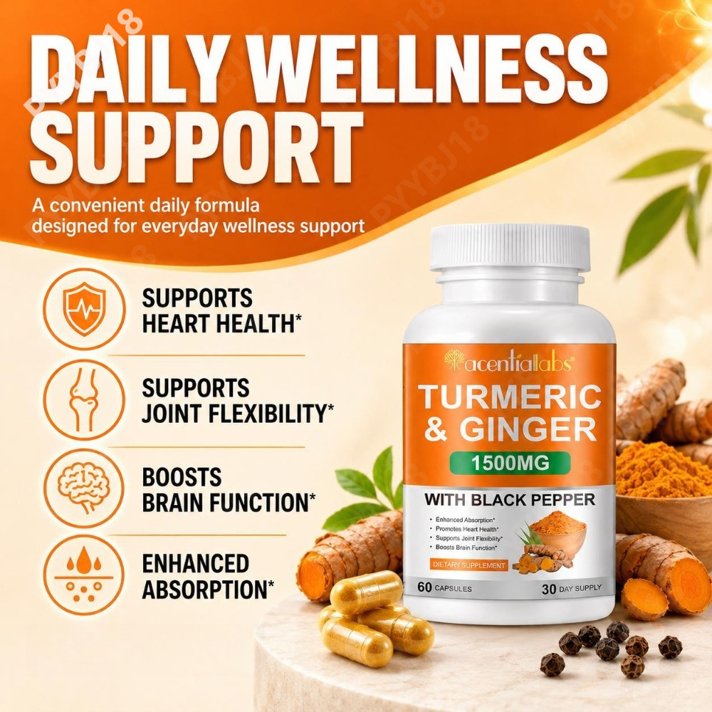 Kapsul Kunyit & Jahe dengan La - Turmeric Curcumin Capsule ulasan dan harga