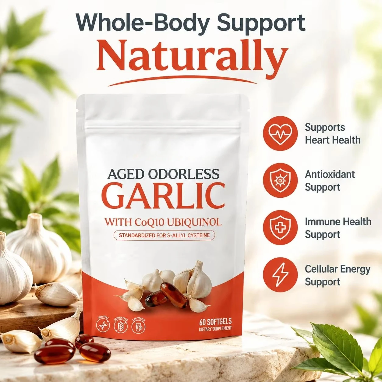 Softgel Bawang Putih Tua Tanpa - Coq10 Ubiquinol Softgel ulasan dan harga